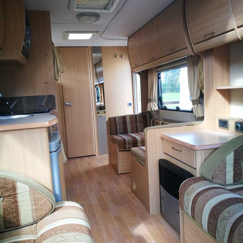 Pre-pitched Caravans