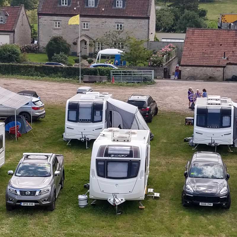 Pre-pitched Caravans